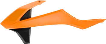 POLISPORT PROMOCJA OSŁONY CHŁODNICY (KOMPLET) KTM SX/SXF `16-18 EXC `17-19 KOLOR POMARAŃCZOWY /CZARNY